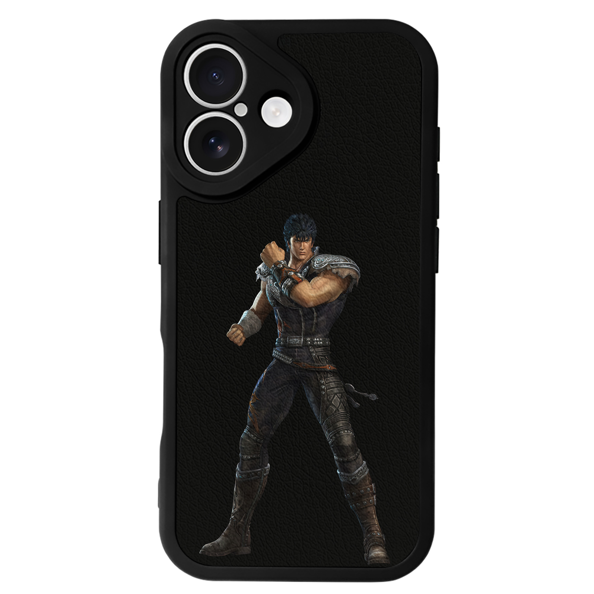 （画像用） 北斗の拳 Fist of the North Star 【iPhone 16シリーズ対応】シリコンスマホケース（レザー調） 材質：シリコン
